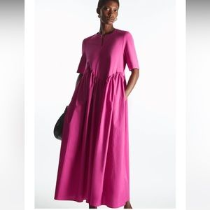 COS OVERSIZED ASYMMETRIC-WAIST DRES